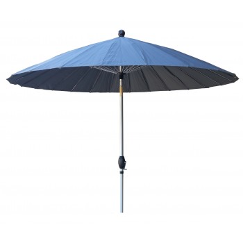 Shanghai Crank & Tilt Polyester Umbrella (2.6m/Charcoal)