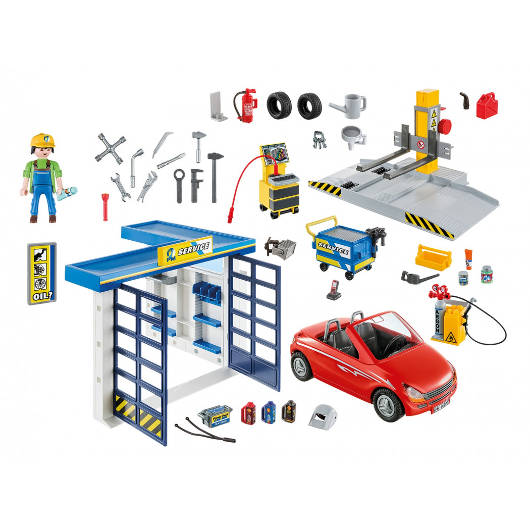 Playmobil Car Repair Garage