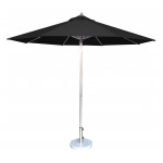 Tuscany Polish Look Umbrella - Olefin, 2.7m (Black)