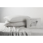 Top Drawer 300TC 100% Cotton Sateen Sheet Set (Single 45cm/Dark Silver)