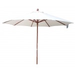 Tuscany Wood Look Umbrella Polyester (2.7m/Natural)