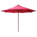 Tuscany Polish Look Umbrella - Olefin, 2.7m (Red)