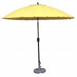 Beijing Crank & Tilt Polyester Umbrella (2.7m/Yellow)