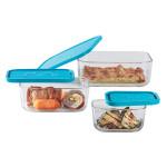 Borgonovo Igloo Rectangle Glass Set