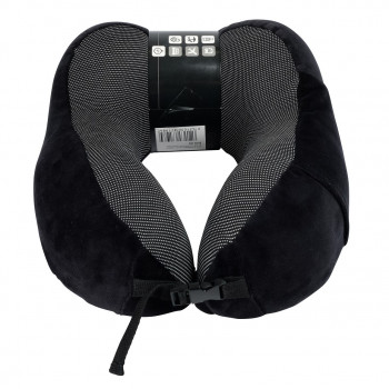 Voyager Smartpac Comfort Plus Memory Foam Travel Pillow (Black)