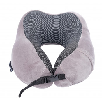 Voyager Smartpac Comfort Plus Memory Foam Travel Pillow (Grey)