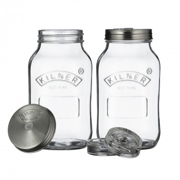 Kilner Fermentation Jar 1Ltr (Set of 2)