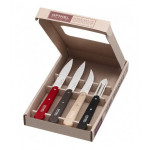 Opinel Essential 4pc Kitchen Set (Coloured)