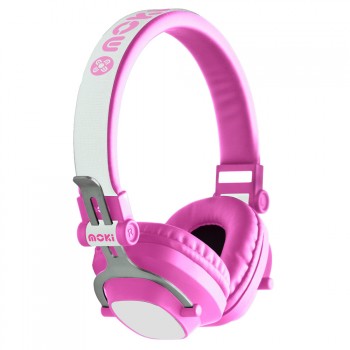 Moki EXO Kids Bluetooth Headphones (Pink)