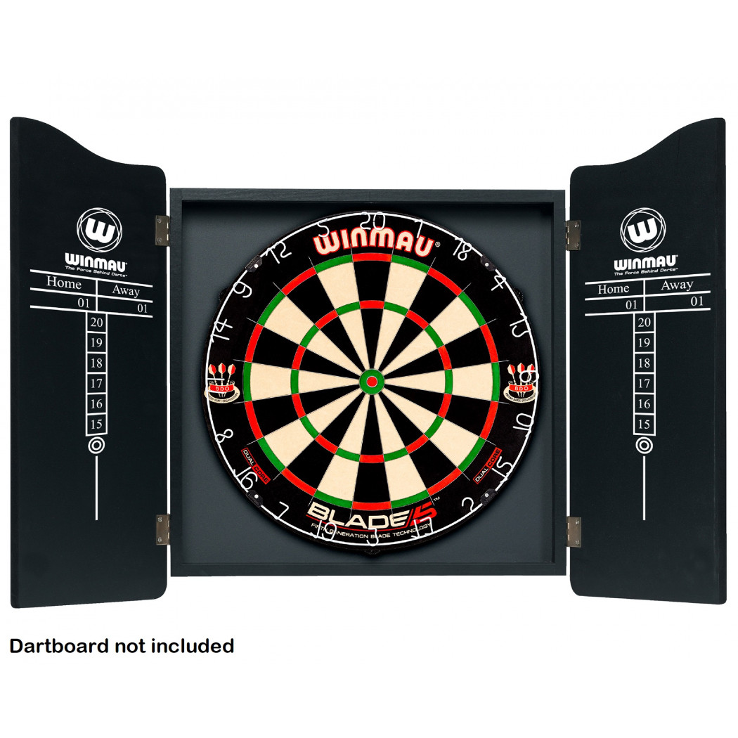 Winmau Dartboard Cabinet (Black)