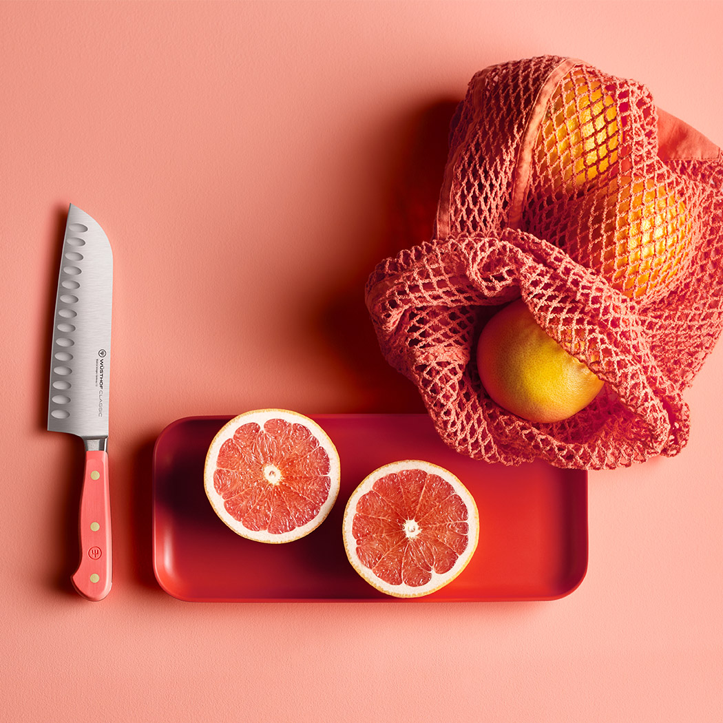 Wusthof Classic Colour Santoku Knife 17cm (Coral Peach)