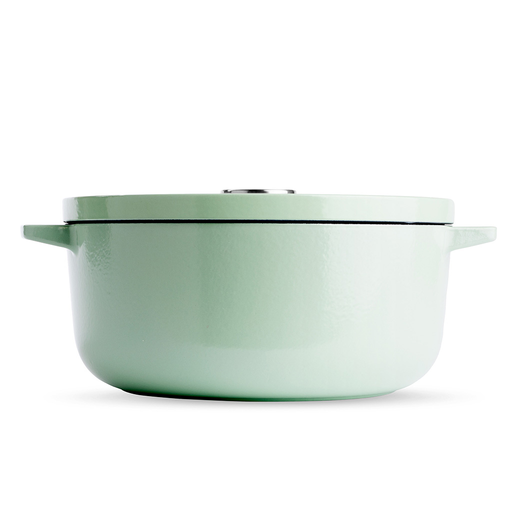 KitchenAid Covered Round Casserole 26cm (Pistachio)