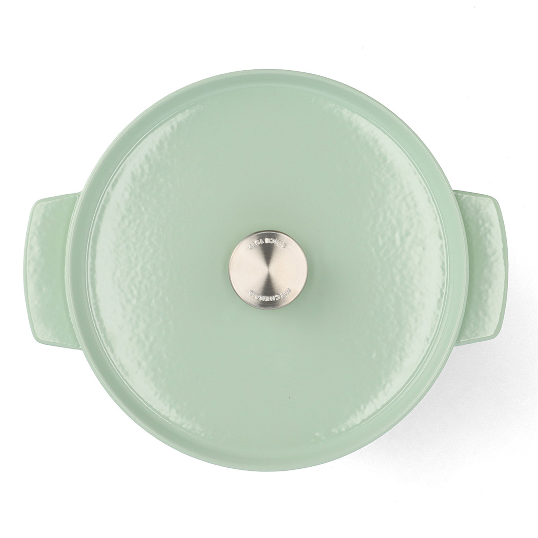 KitchenAid Covered Round Casserole 26cm (Pistachio)