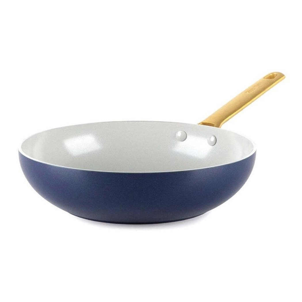 GreenPan Padova Open Wok 28cm (Navy Blue)