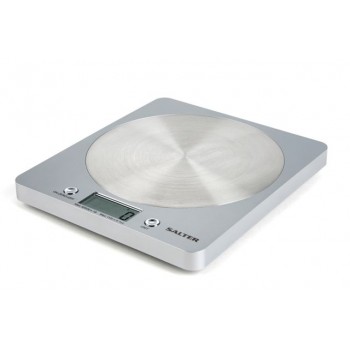Salter Disc Electronic Kitchen Scale (Silver)
