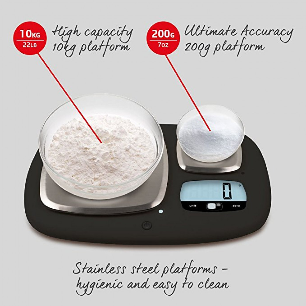 Salter Ultimate Accuracy Dual Electronic Kitchen Scale