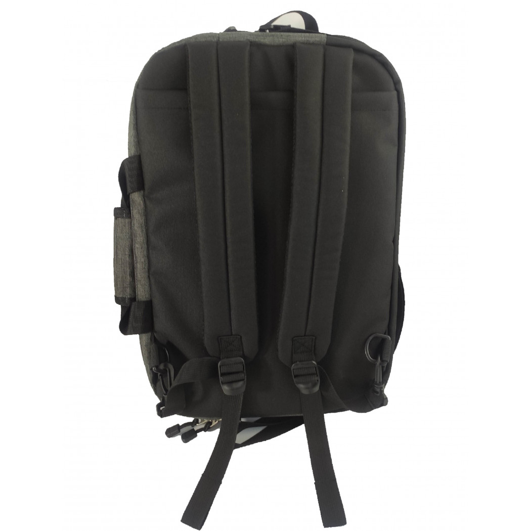 Voyager Smartpac Hybrid Satchel Backpack (Grey/Black)