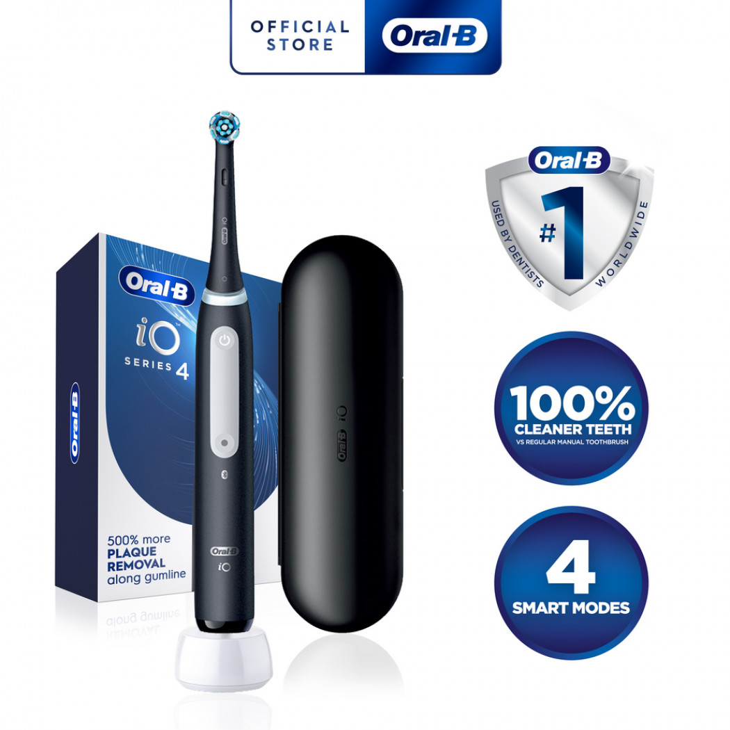 Oral-B iO 4 Series Rechargeable Toothbrush (Black)