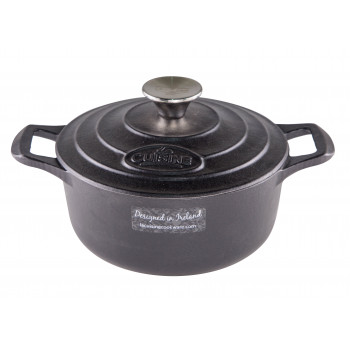 La Cuisine Round Casserole 3.5L (Matte Black)