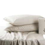 Top Drawer 300TC 100% Cotton Sateen Sheet Set - King 45cm (Natural)