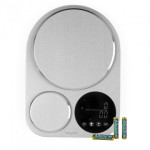 Salter Dual Platform Electronic Kitchen Scale Stainless Steel
