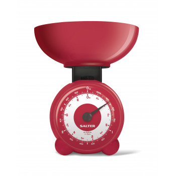 Salter Orb Mechanical Kitchen Scale (Red)