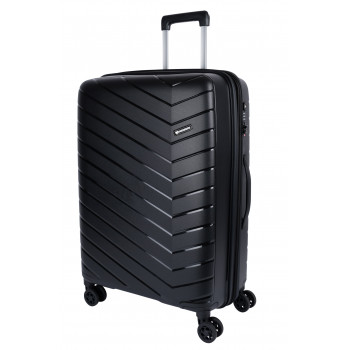 Voyager Taupo Spinner Suitcase (60cm/Black)