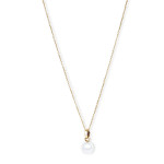 Fabuleux Vous Silver Perle Freshwater Pearl Necklace (Yellow Gold)